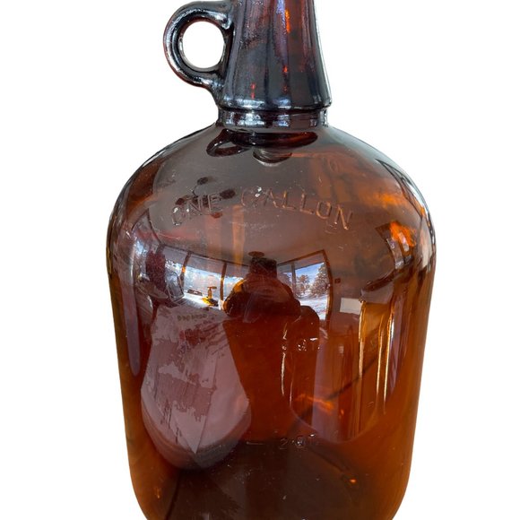 vintage A&W 1 gallon glass jug - Picture 4 of 5